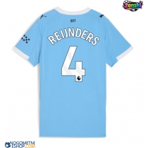 Ženski Nogometni dresi Manchester City Tijjani Reijnders #4 Domači 2025-26 Kratek Rokav